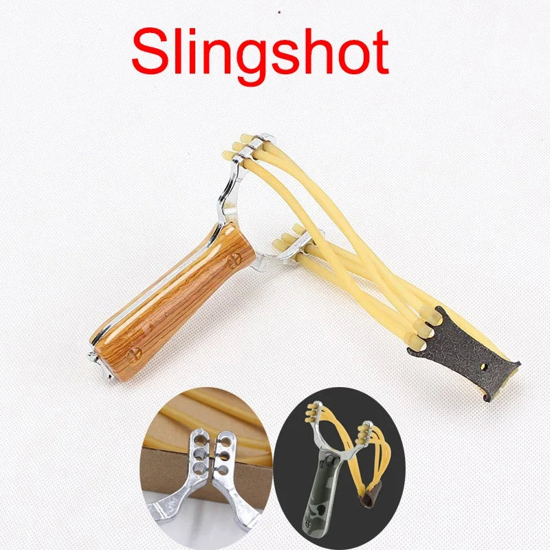 Rope Seals Metal Aiming Slingsshot