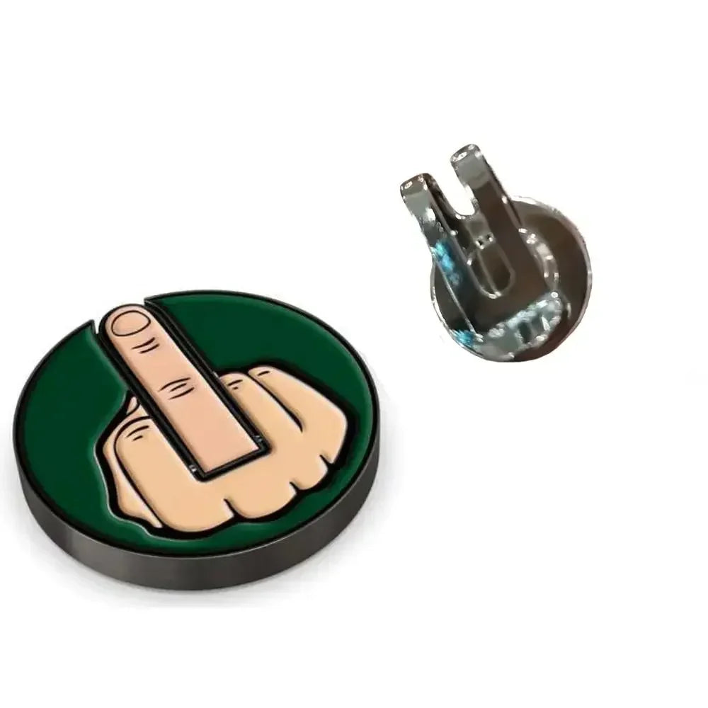 Middle Finger Golfs Ball Marker