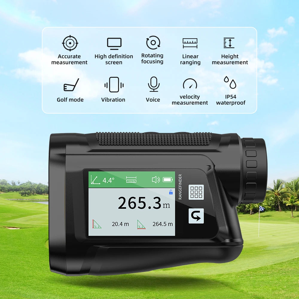 NOHAWK Golf Rangefinder with Slope and Pin Lock Vibration