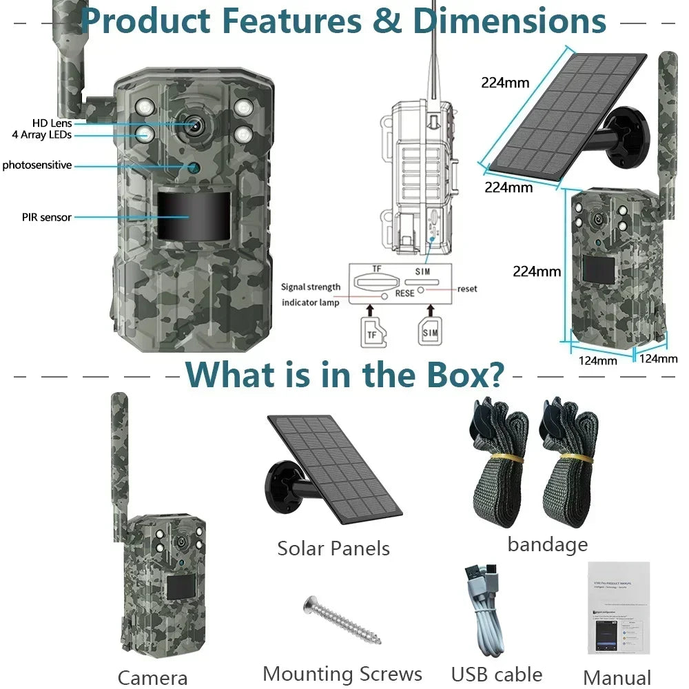 Solar Hunting Trail Camera