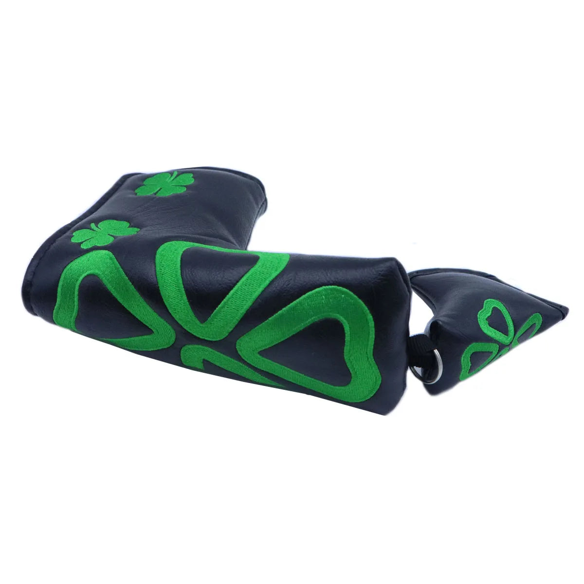 Camouflage and Clover Magnet Golf Blade Putter Cover