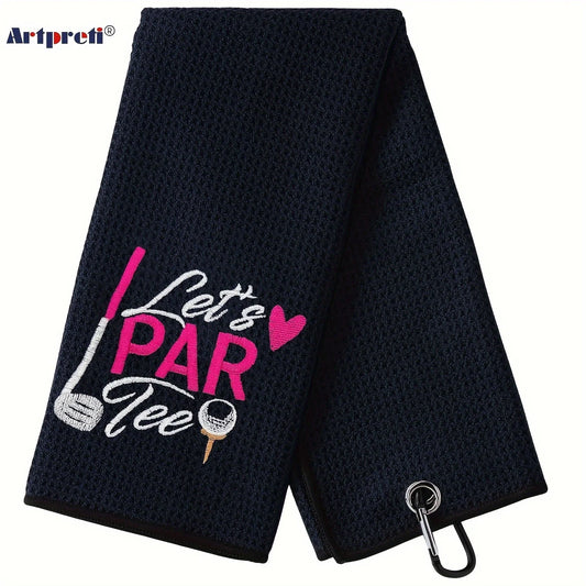 Embroidered Microfiber Premium Golf Towel