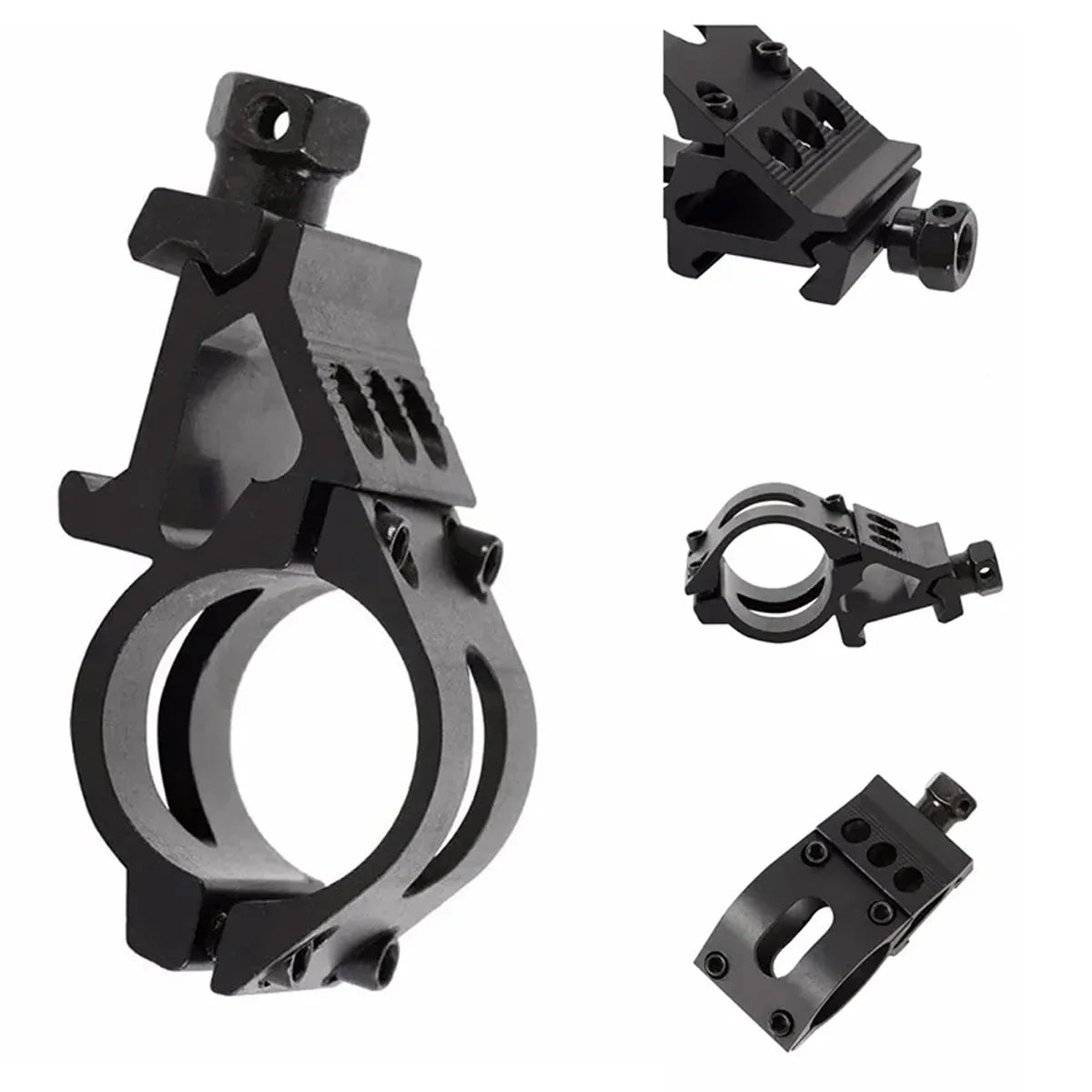 25.4mm Quick Release Offset Flashlight Scope Mount