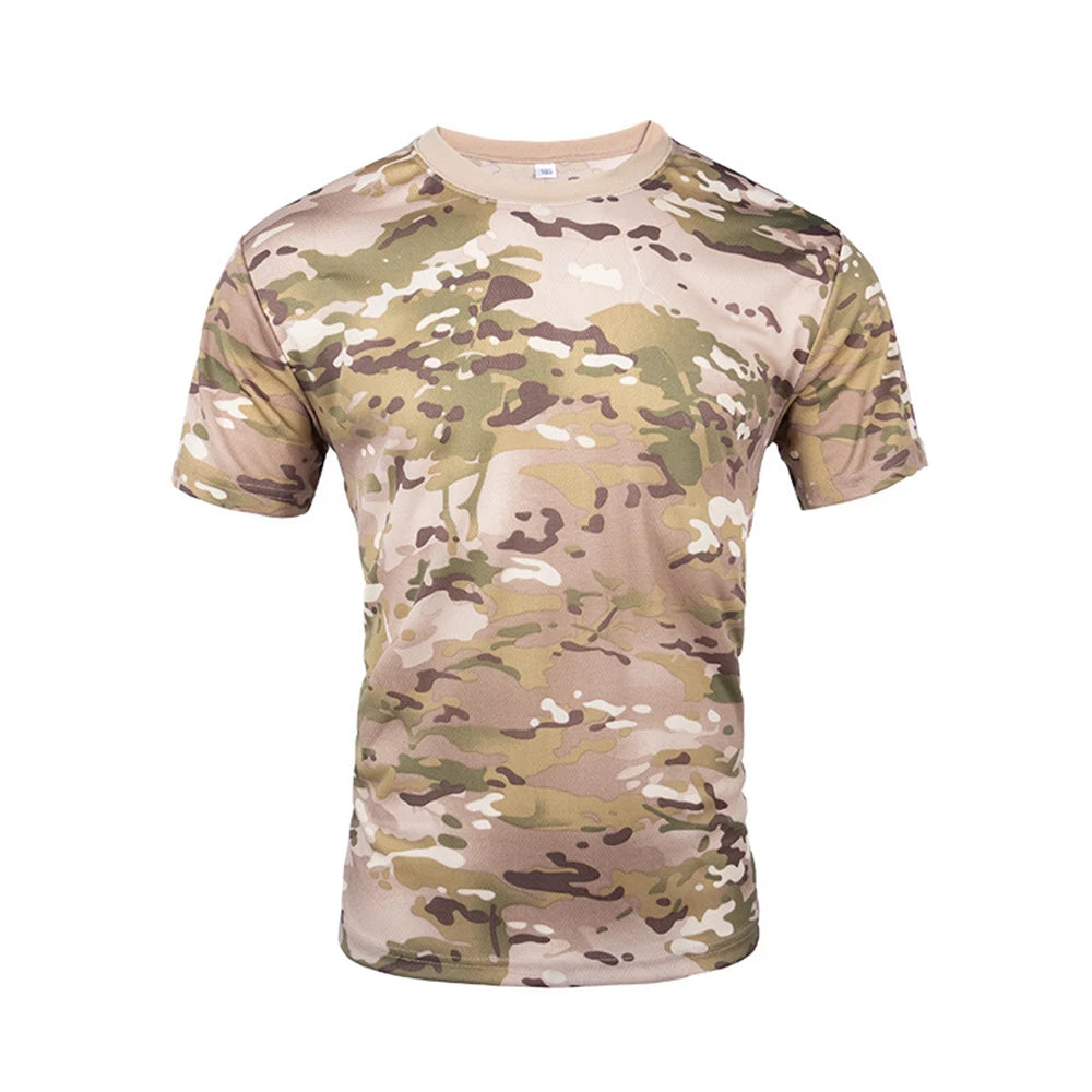 Outdoor Sports Men T-Shirts Camouflage