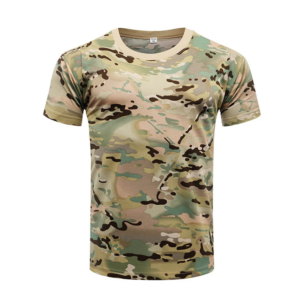 Outdoor Sports Men T-Shirts Camouflage