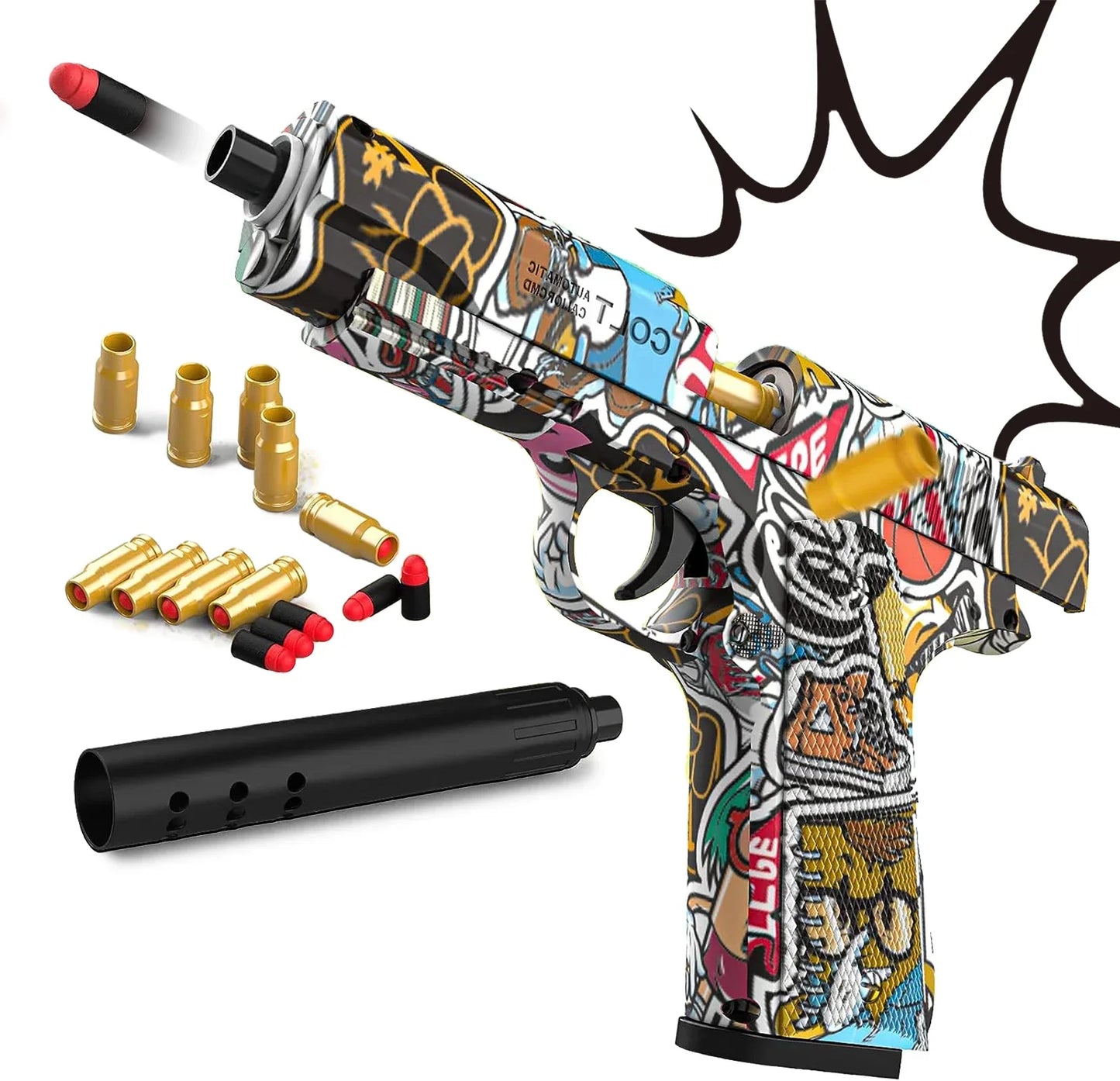 Toy Guns Ball Blaster With Soft Bullets