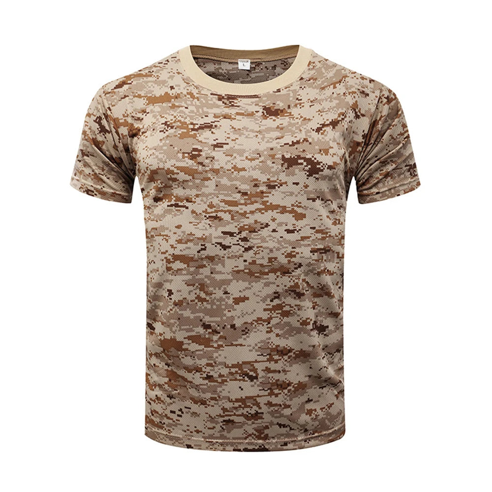 Outdoor Sports Men T-Shirts Camouflage