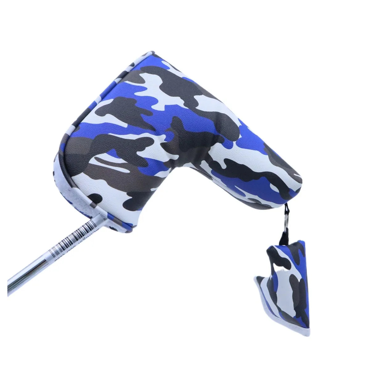 Camouflage and Clover Magnet Golf Blade Putter Cover