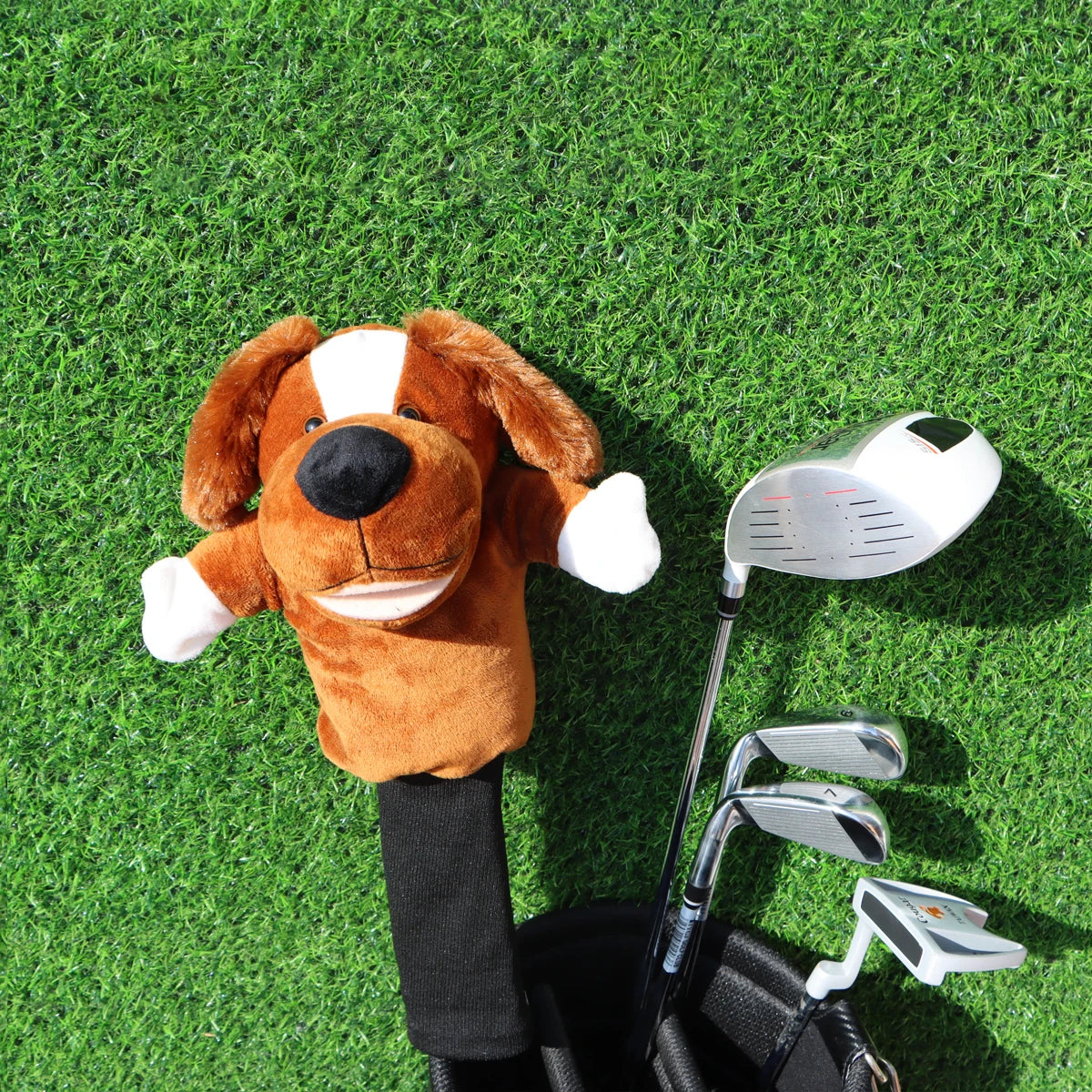 Cute Dog Golf Head Cover for Driver