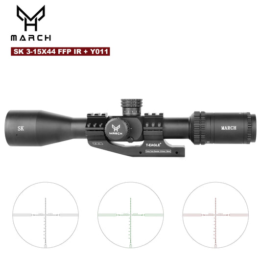 MARCH SK 3-15x44 Luneta FFP Riflescope