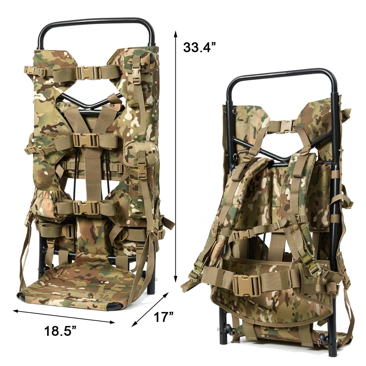 MT Military Large Hunting Rucksack with Aluminum External Frame