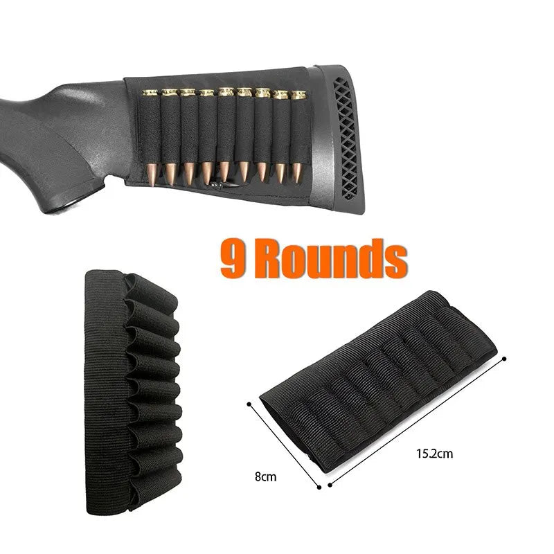 8/9 Rounds Ammunition Buttstock Hold