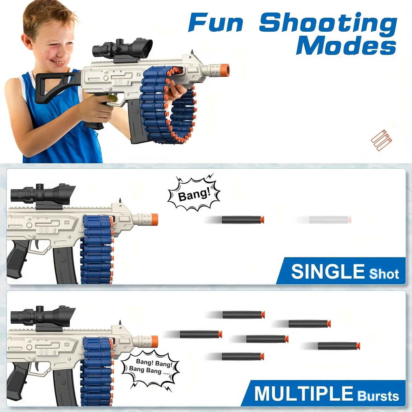 Soft Bullet Toy Gun Electric Automatic