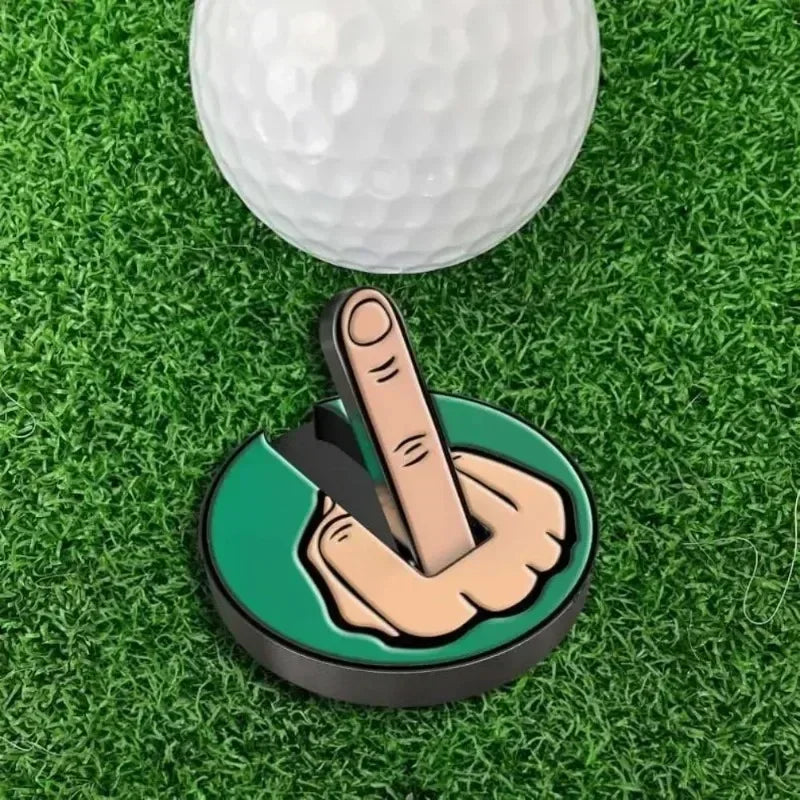 Middle Finger Golfs Ball Marker