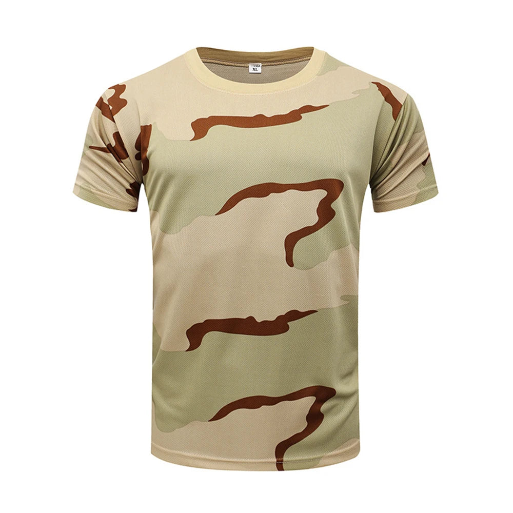 Outdoor Sports Men T-Shirts Camouflage