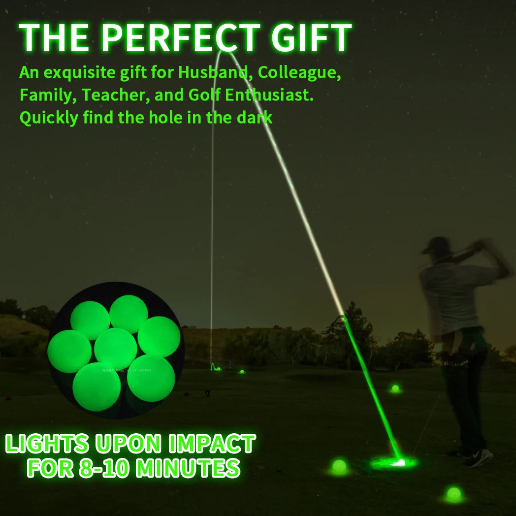 Caiton Glow Golf Balls for Night Sports