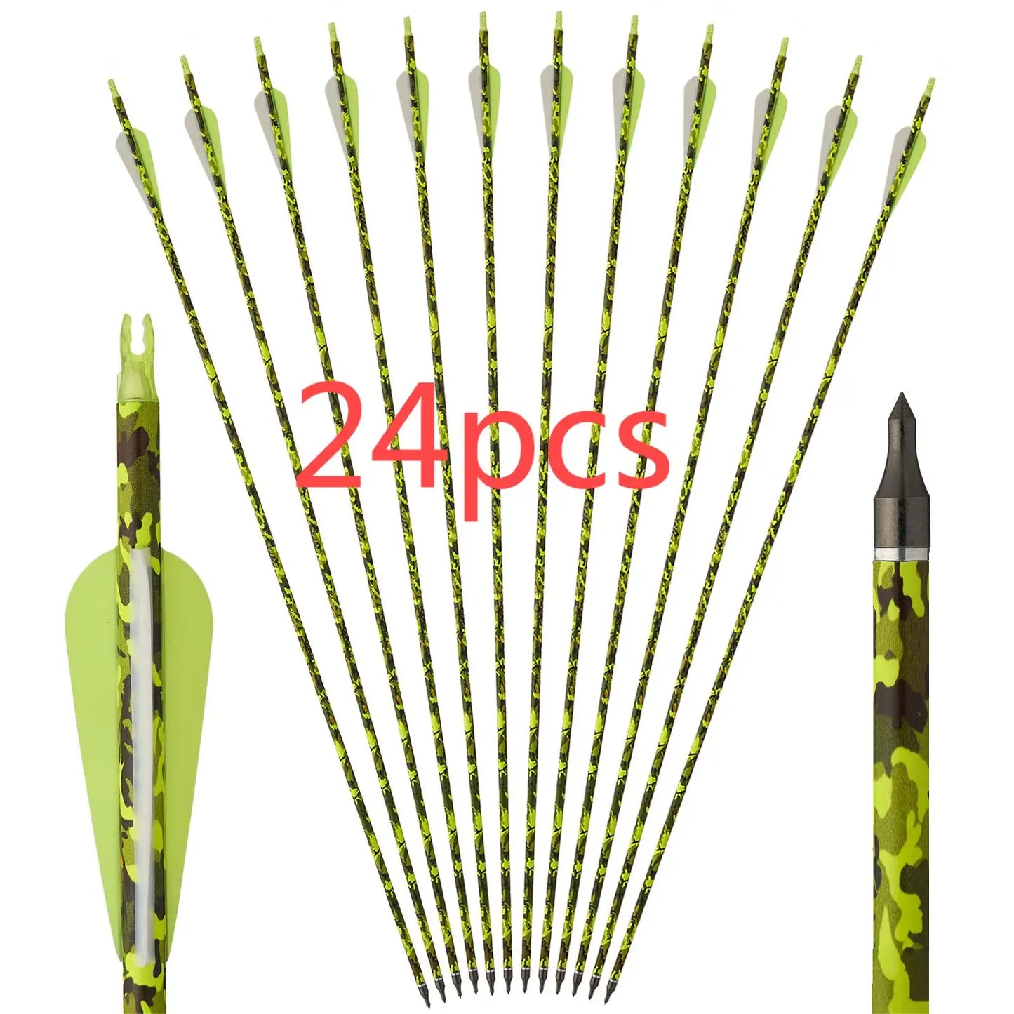 Toparchery 31.5Inch Mixed Carbon Arrows