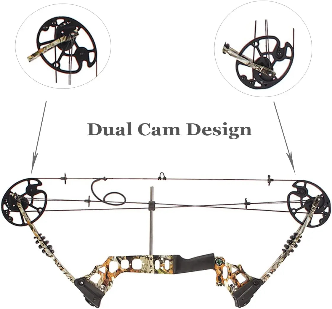 Archery Compound Bow 20-70 lbs Adjustable,