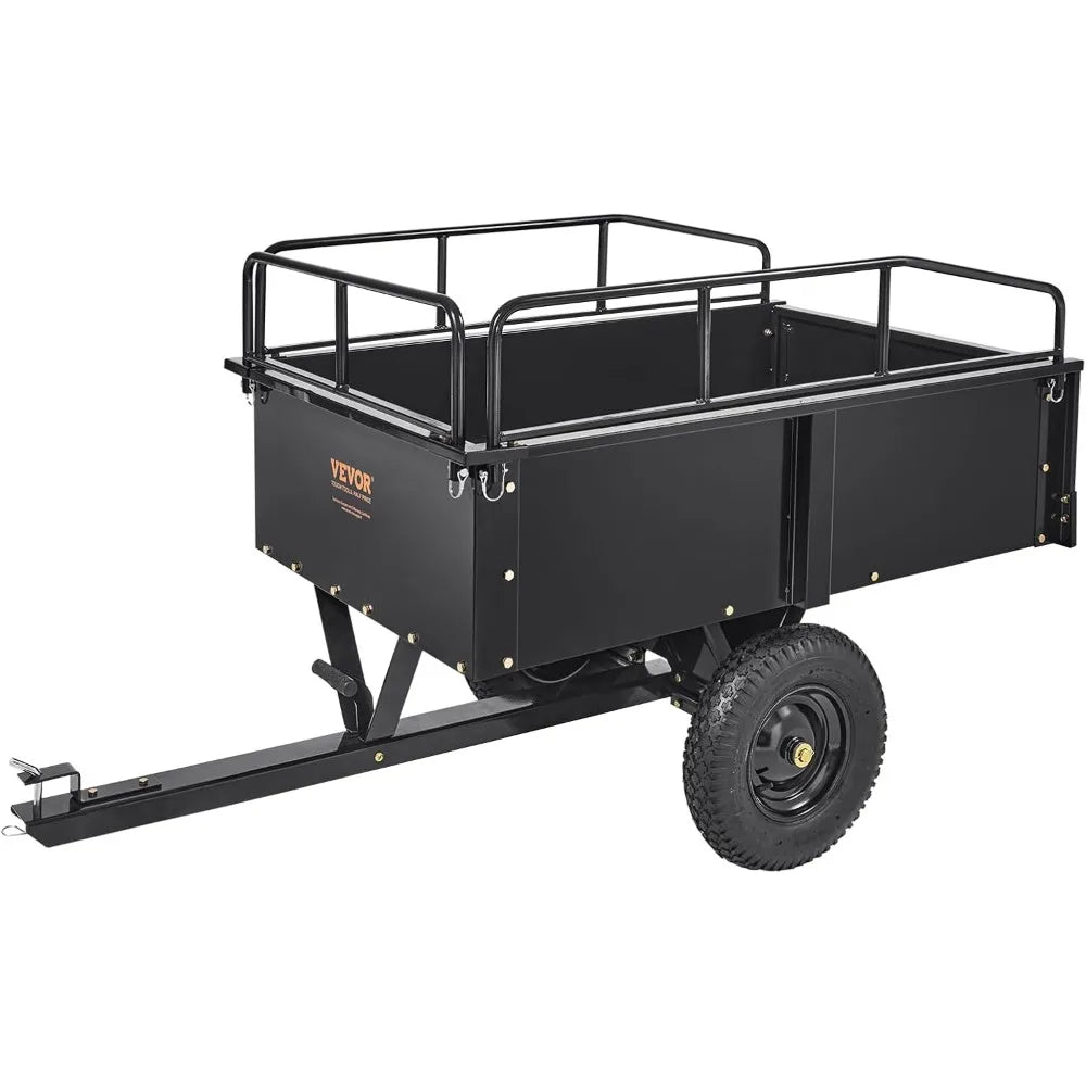 Trailer Heavy Duty Steel Dump Cart Tow Behind