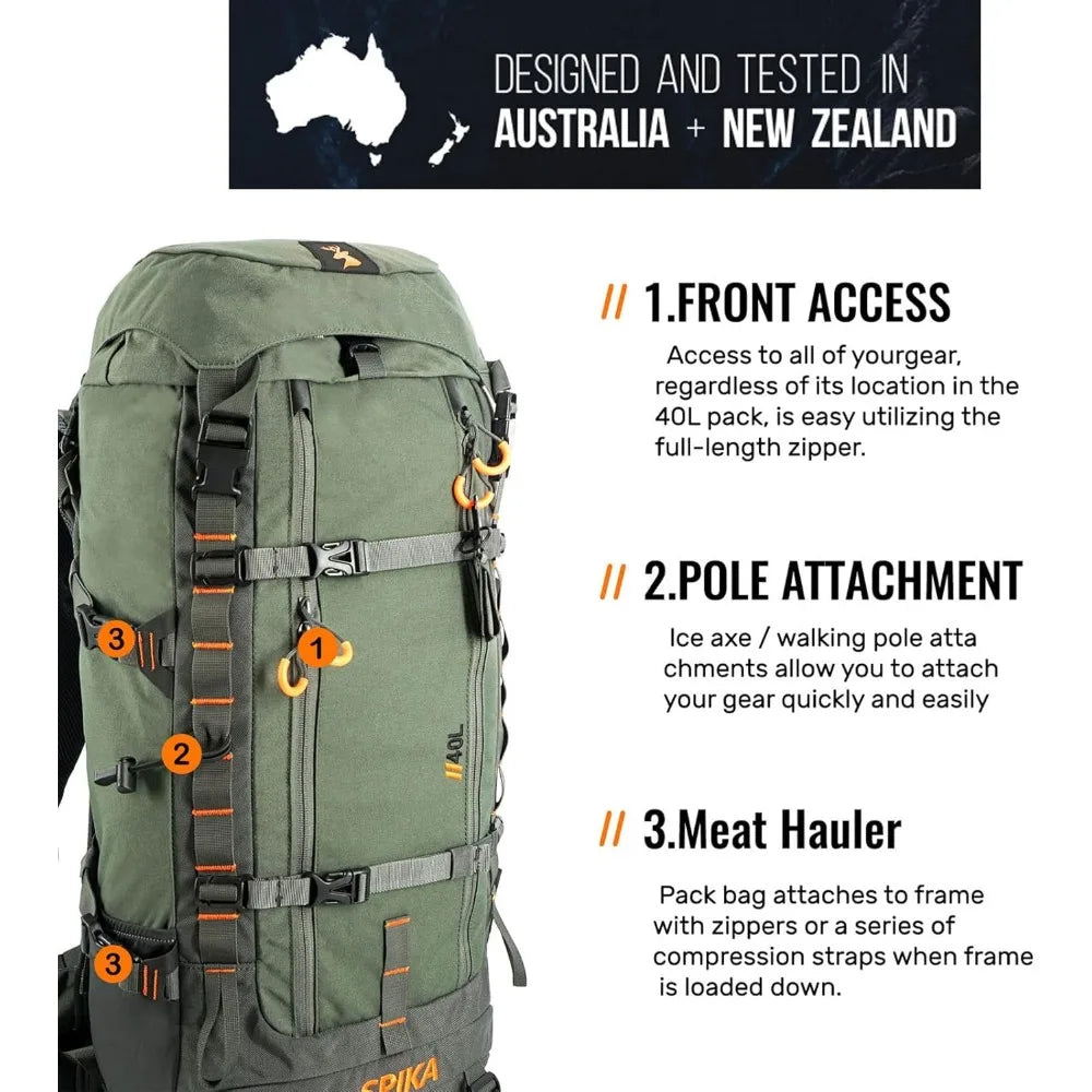 Hunting Backpack with frame pack