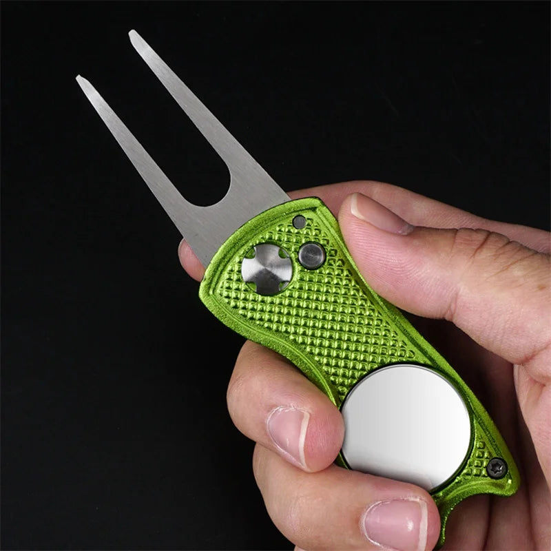 Foldable Golf Divot Repair Tool