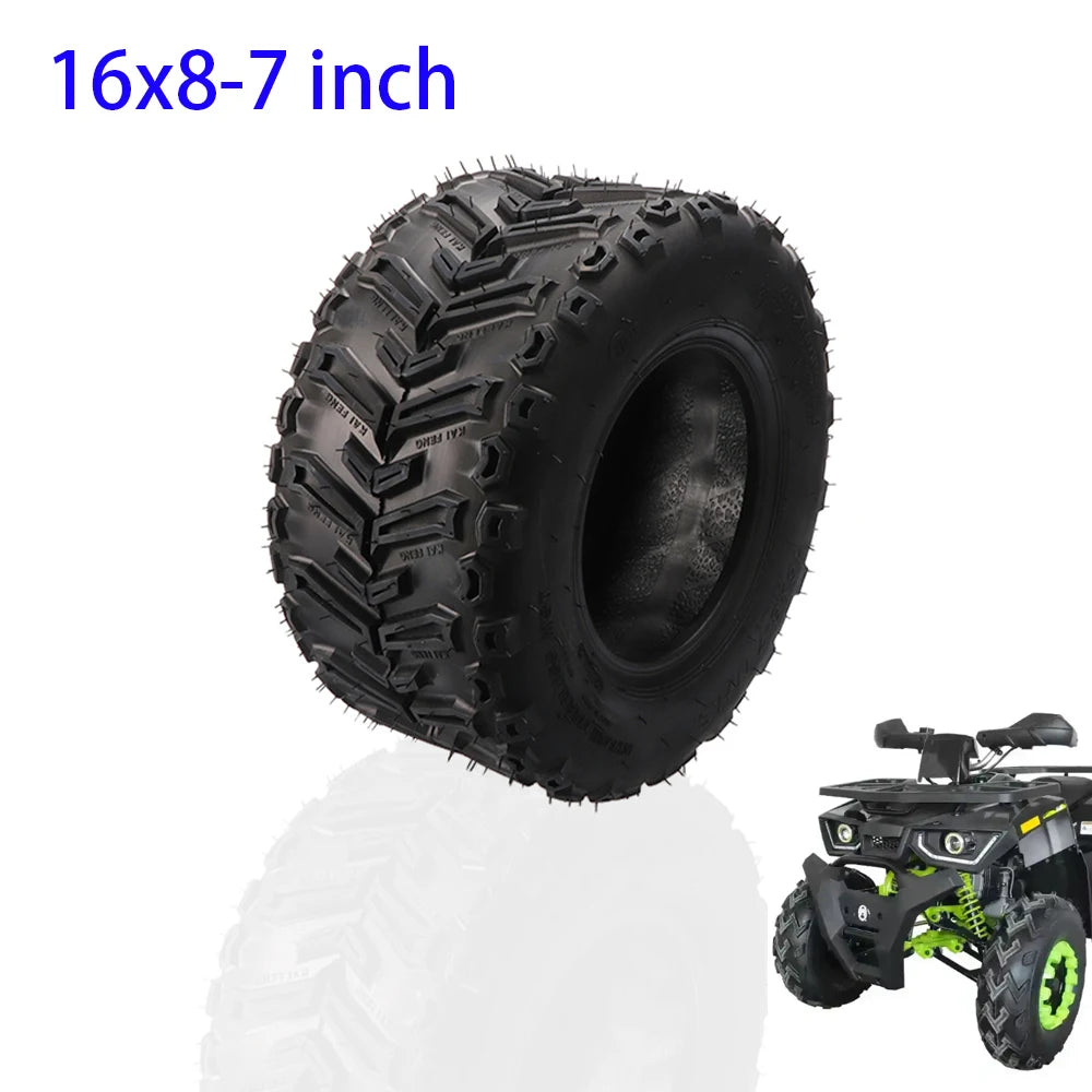 16X8-7 Inches Tubeless Tires for Go Karts