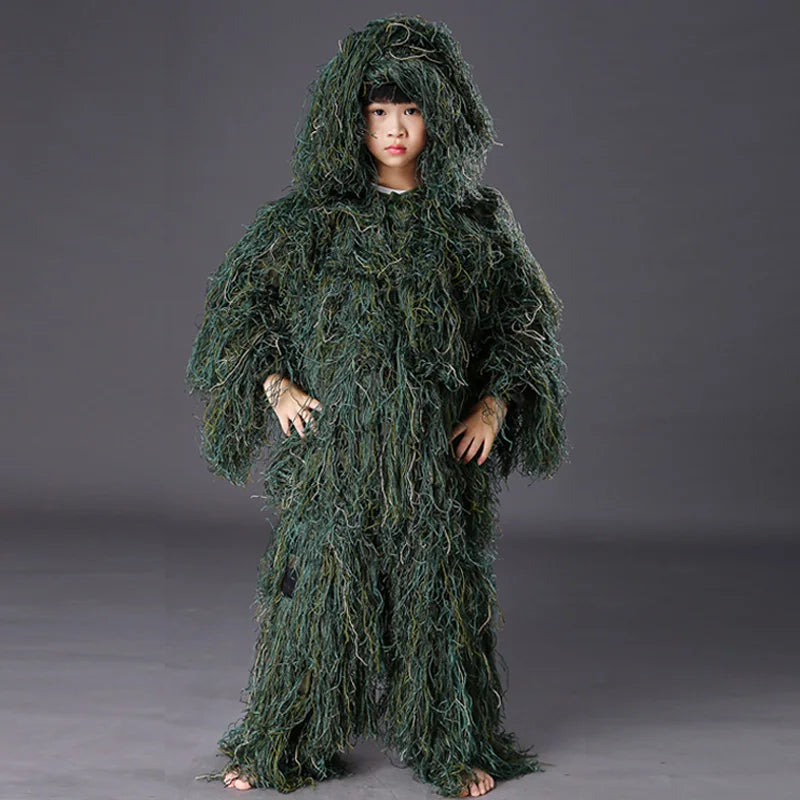 5PCS kids Ghillie Suits