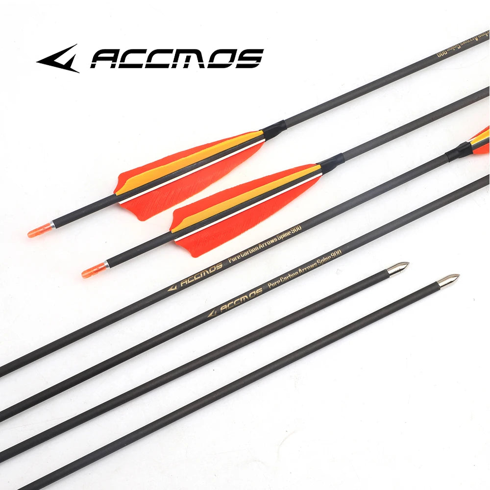 12pcs Pure Carbon Arrow