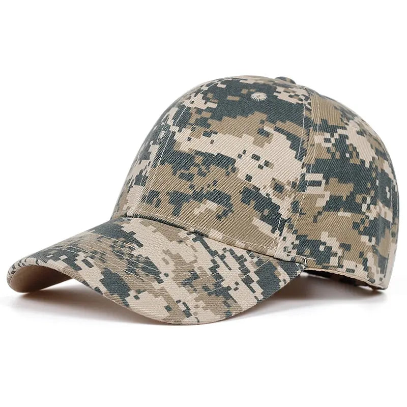 Light Plate Army Camouflage Baseball Cap