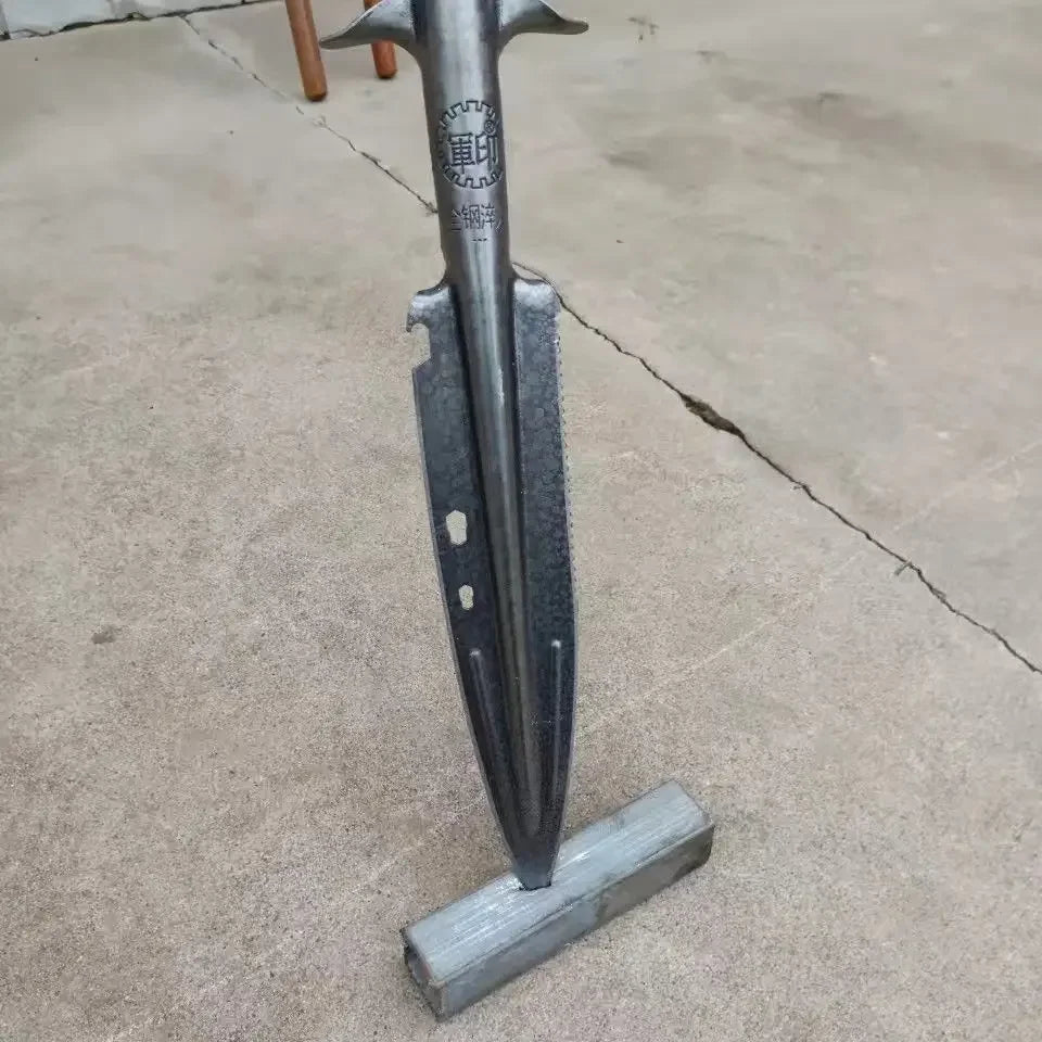 steel integrated spear head