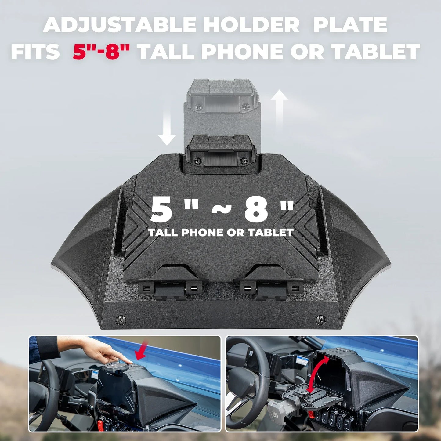 Tablet Holder Storage Box for CFMOTO