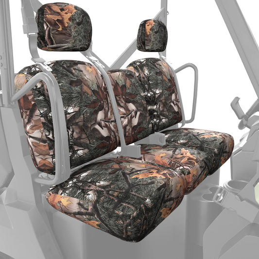 Can-Am Defender 6 Split Bench Seat Covers w/ Headrest