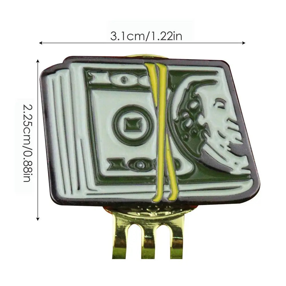 Creative Dollar Bill Golf Ball Mark