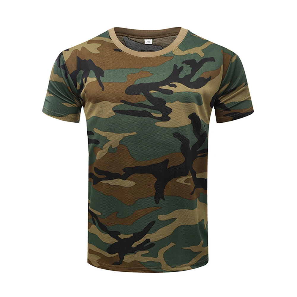 Outdoor Sports Men T-Shirts Camouflage