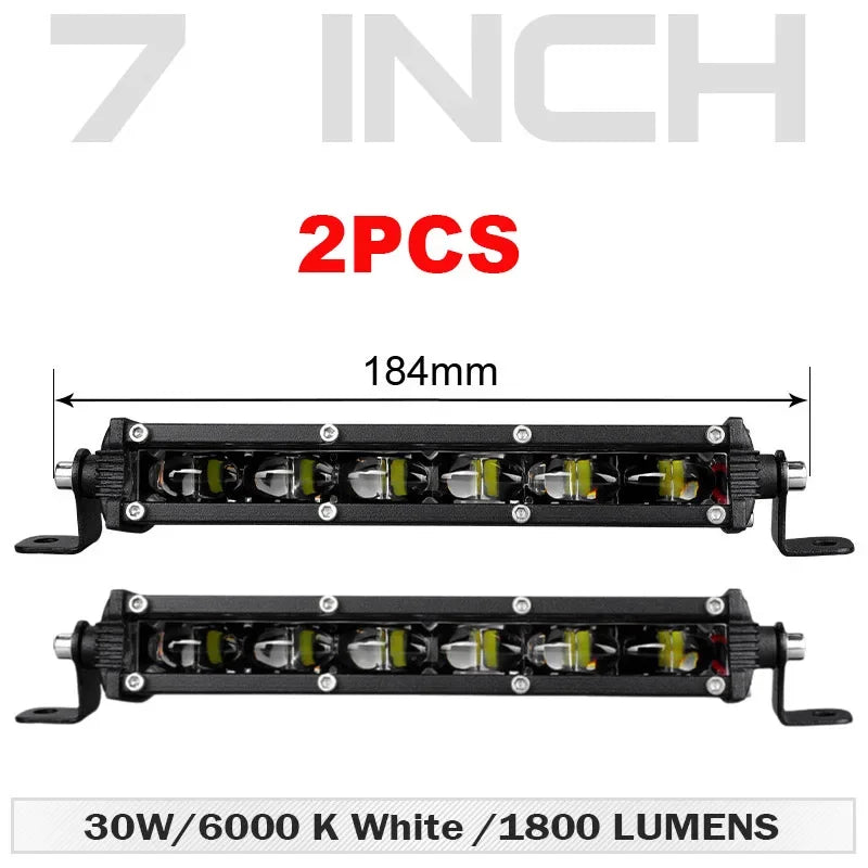 7/20 inch Slim LED Light Bar