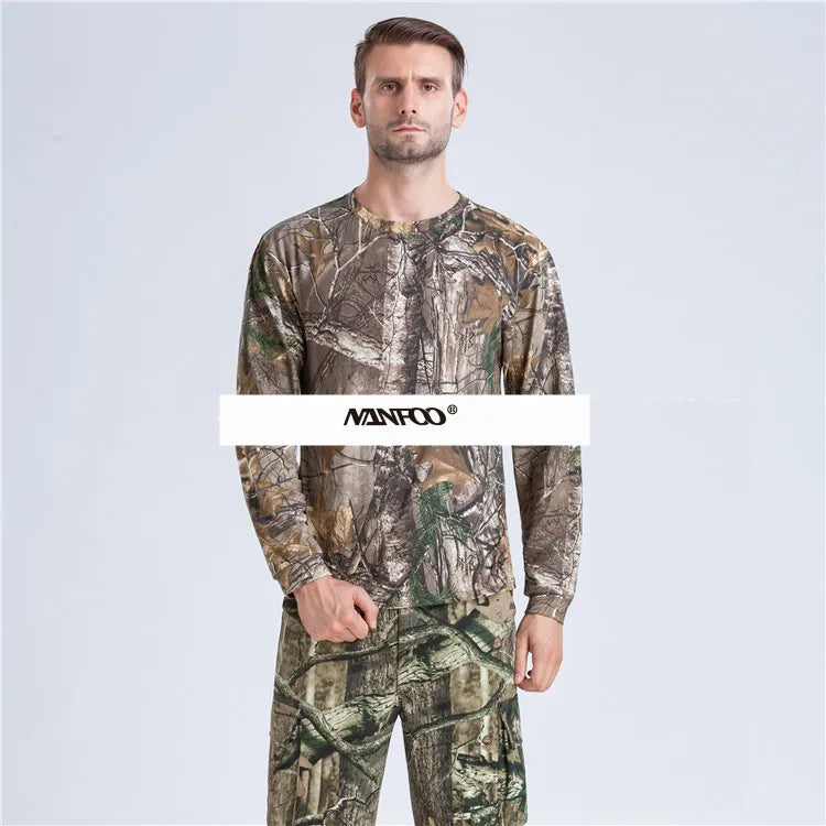 Camouflage Long-Sleeved Sunshade Shirt