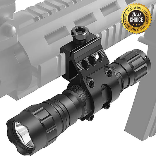 25.4mm Quick Release Offset Flashlight Scope Mount