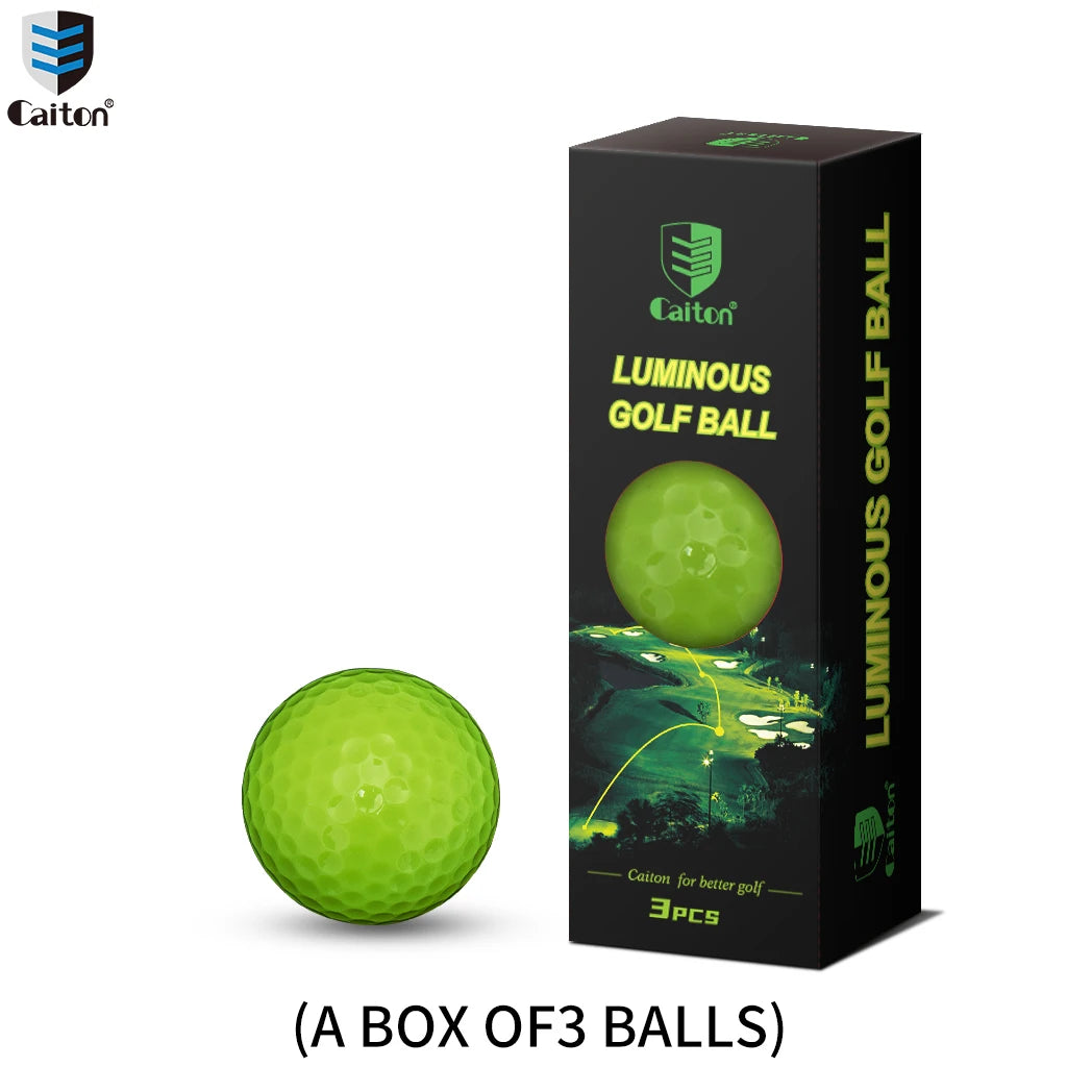 Caiton Glow Golf Balls for Night Sports