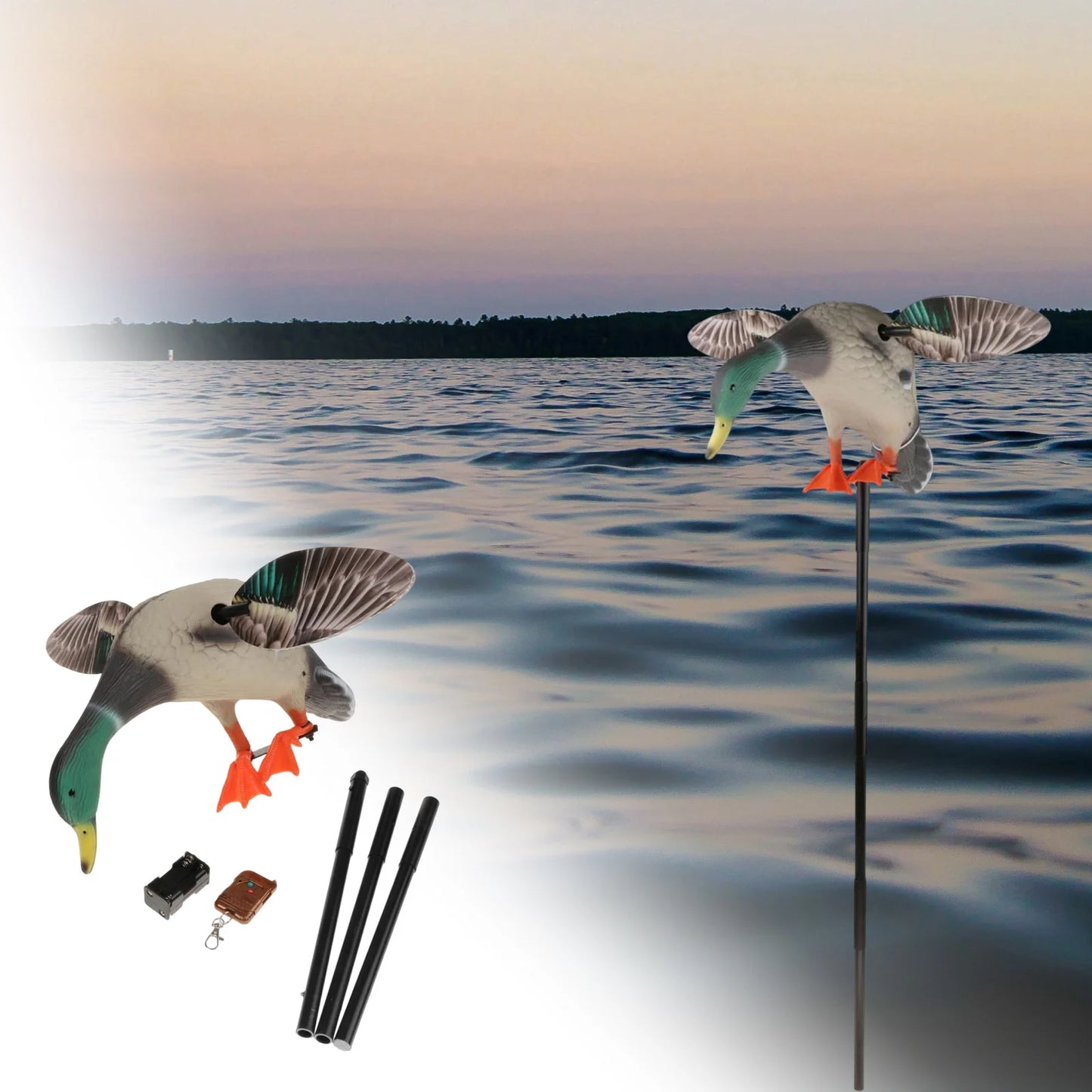 Remote Control Flying Mallard Drake Decoy