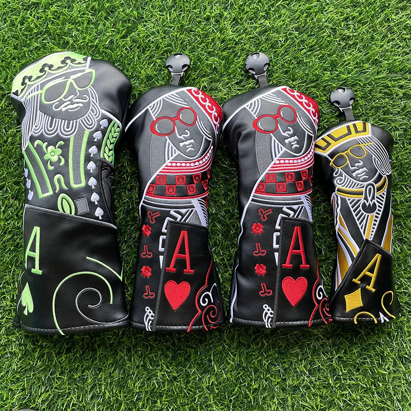 Kings, Queens and Knights Golf Club Wood Headcovers