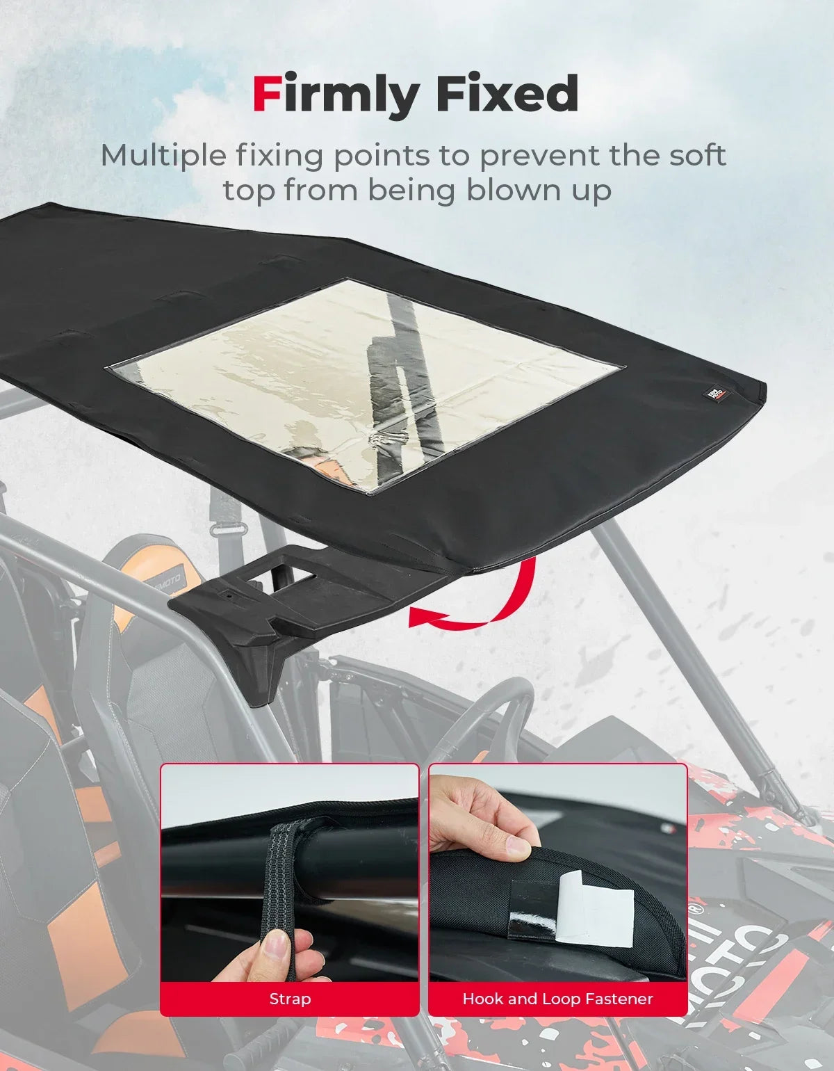 Polaris Soft Top Waterproof Roof