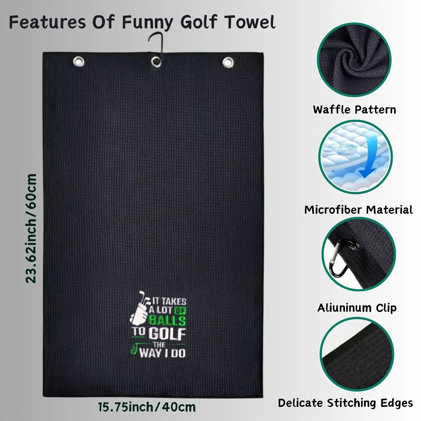 Microfiber Premium Golf Towel