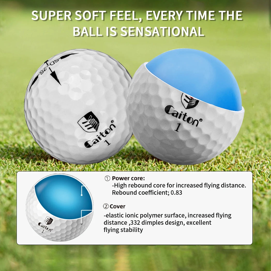 Caiton 12/6/3PCS Premium Golf Balls