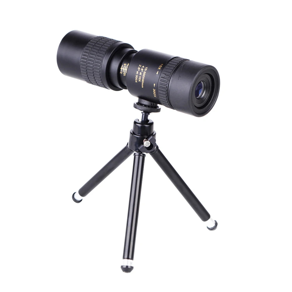 10-300X40mm BAK4 Prism Monocular