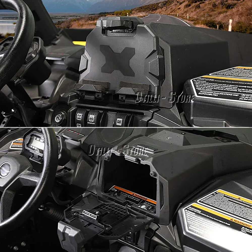 Tablet Holder Storage Box L For Can Am Commander Max Maverick