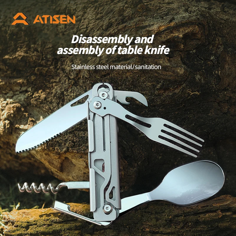 Survival Camping Accessories Tool With Saw All In One