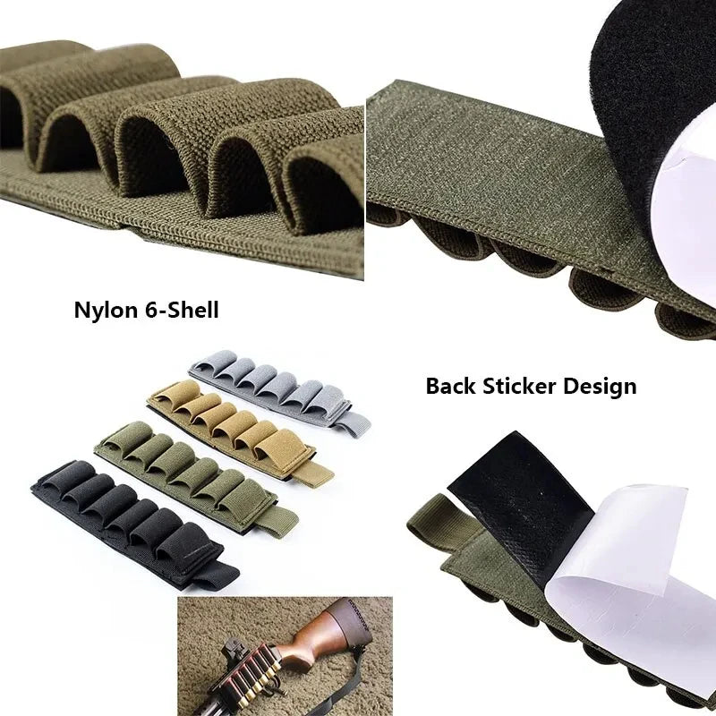 Nylon 6-Shell Stickers Tactical Shell Holder