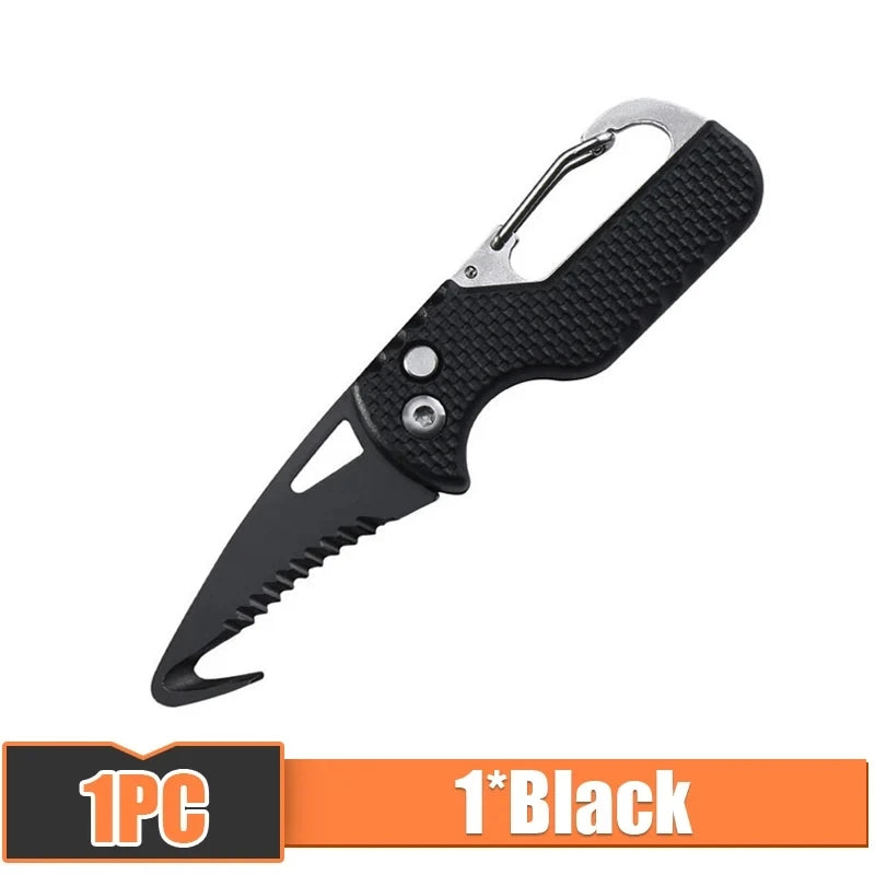 Stainless Serrated Hook Knife