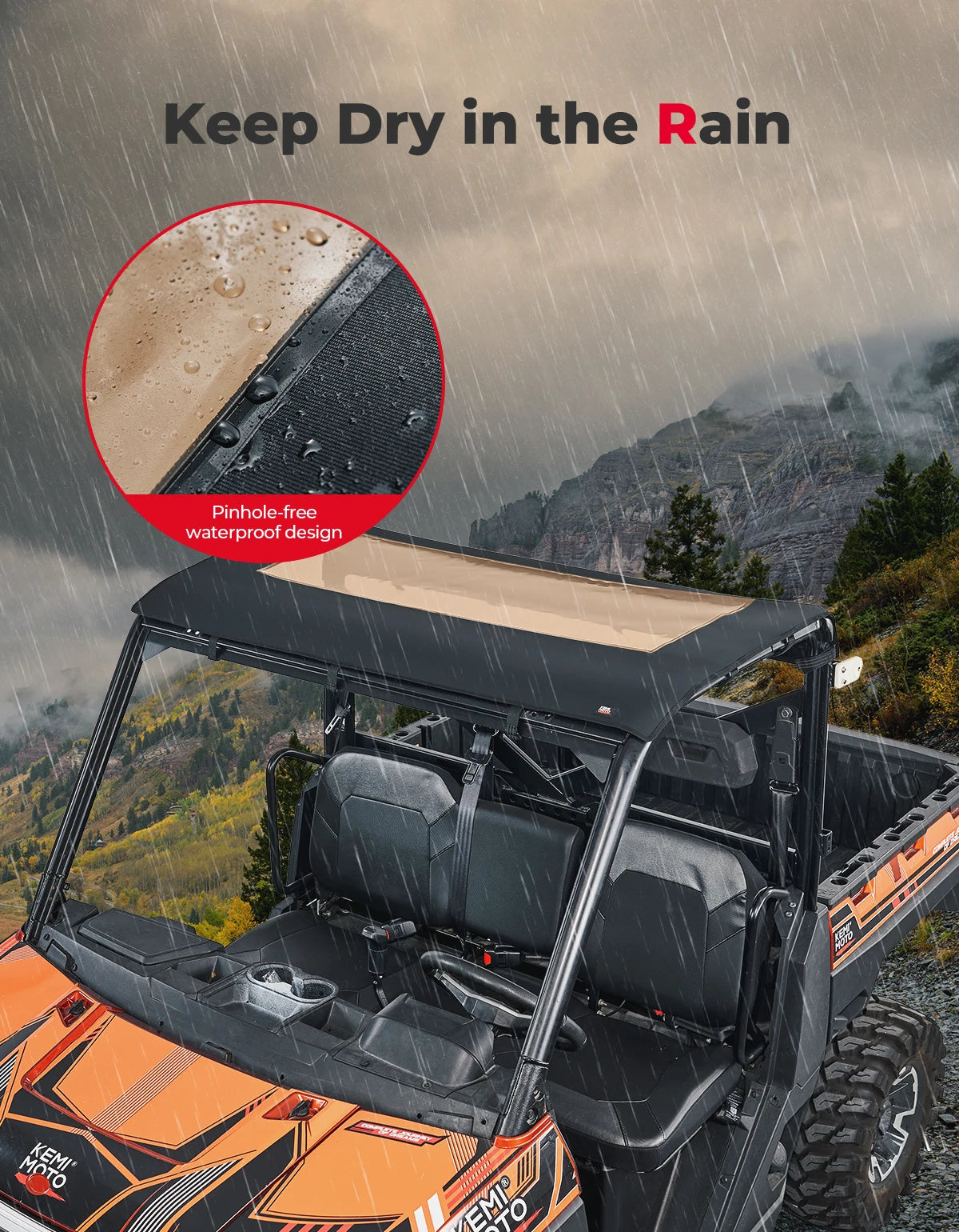 Ranger XP  Roof Top  Waterproof Canvas