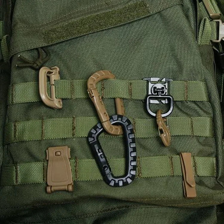 Tactical D-Ring Grimlock Carabiner